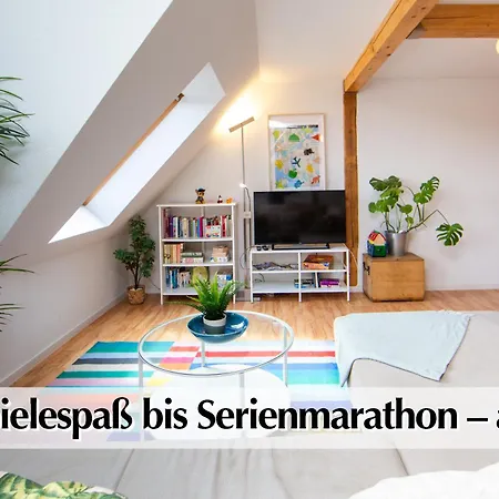 Helles 80m2 Maisonette Mit Tollem Balkon Ins Gruene, Kingsize Bett, Smart-tv - Nur Ein Kurzer Spaziergang In Altstadt Und Zum Domplatz - Kostenlose Parkplaetze In Den Umliegenden Strassen - Ausgewaehlte Empfehlungen Fuer Inklusive 埃尔福特