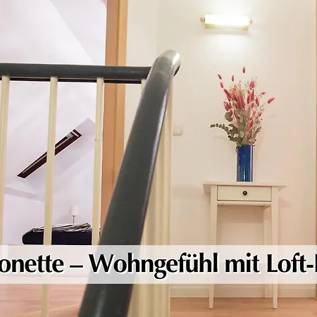 Helles 80m2 Maisonette-loft Mit Balkon, Kingsize Bett, Smart-tv, Etc Apartment *