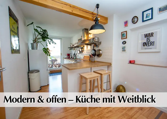 Helle 80m2 Maisonette Mit Tollem Balkon Ins Gruene, Kingsize Bett, Smart-tv - Nur Ein Kurzer Spaziergang In Altstadt Und Zum Domplatz - Kostenlose Parkplaetze In Den Umliegenden Strassen - Ausgewaehlte Empfehlungen Fuer Inklusive Lejlighed