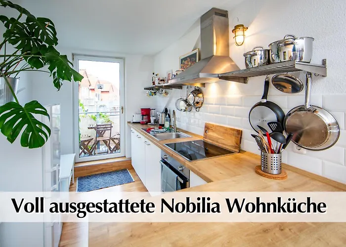 Lejlighed Helle 80m2 Maisonette Mit Tollem Balkon Ins Gruene, Kingsize Bett, Smart-tv - Nur Ein Kurzer Spaziergang In Altstadt Und Zum Domplatz - Kostenlose Parkplaetze In Den Umliegenden Strassen - Ausgewaehlte Empfehlungen Fuer Inklusive Erfurt
