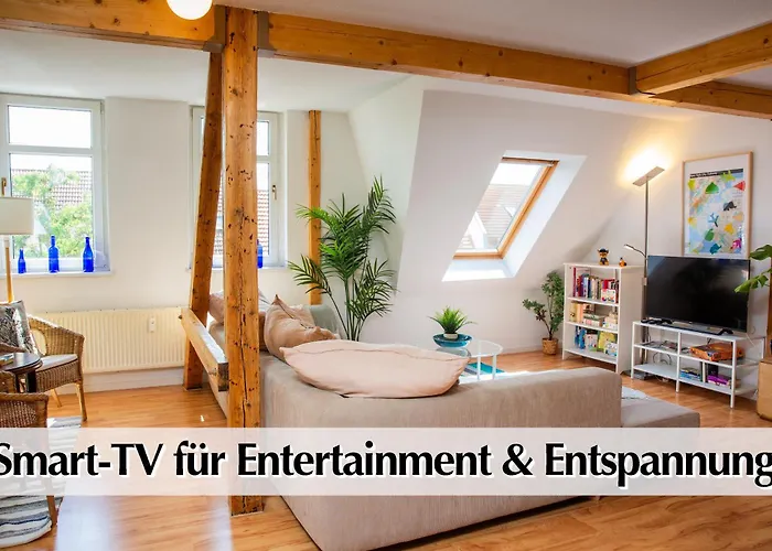 Lejlighed Helle 80m2 Maisonette Mit Tollem Balkon Ins Gruene, Kingsize Bett, Smart-tv - Nur Ein Kurzer Spaziergang In Altstadt Und Zum Domplatz - Kostenlose Parkplaetze In Den Umliegenden Strassen - Ausgewaehlte Empfehlungen Fuer Inklusive
